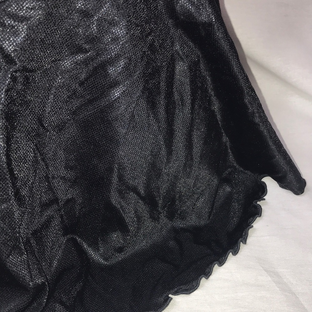 Zuliana V-Waist Lettuce Trim Skirt - Picture 3 of 3